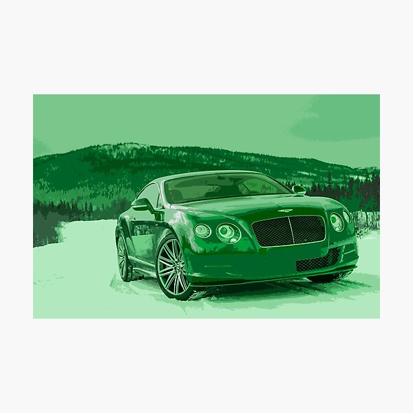 Bentley Continental GT Photographic Print