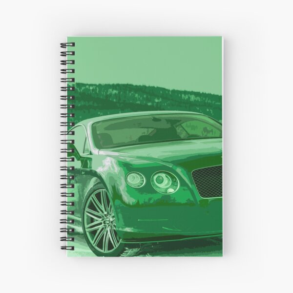 Bentley Continental GT Spiral Notebook