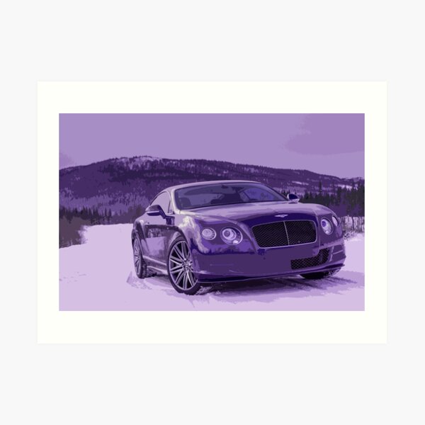 Bentley Continental GT Art Print