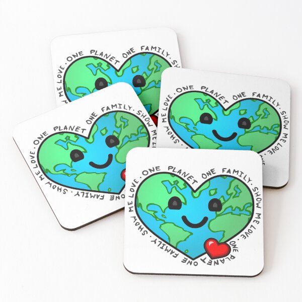 Item preview, One Planet, One Family, Love - Earth designed and sold by CassWArt.