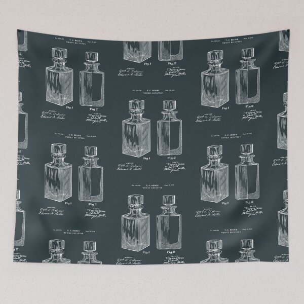 Item preview, Patent Blueprint Art - 1941 Whiskey Decanter designed and sold by MadebyDesign.