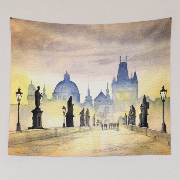 Item preview, Charles Bridge Prague - Evening Strollers designed and sold by William Holkham.
