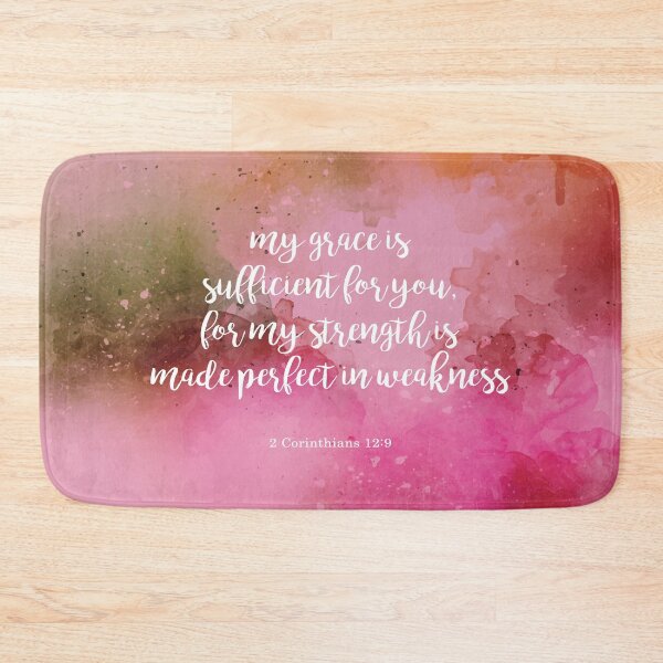 Item preview, My Grace is Sufficient For You, 2 Corinthians 12:9 designed and sold by StudioCitrine.