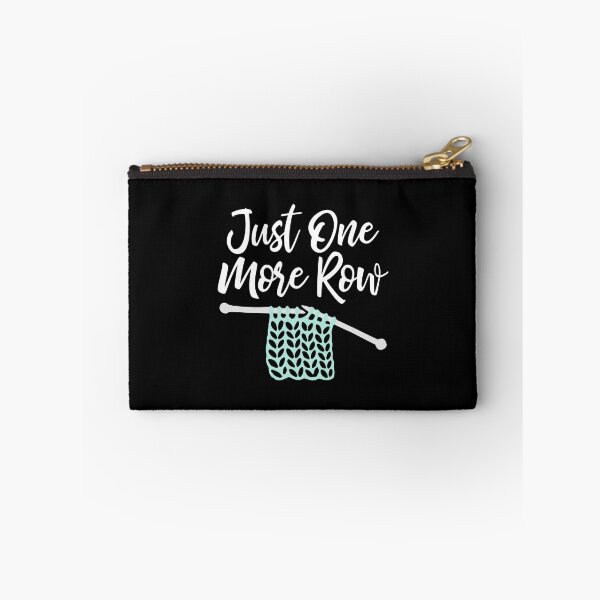 Item preview, Just one more row - funny knitting print designed and sold by kapotka.