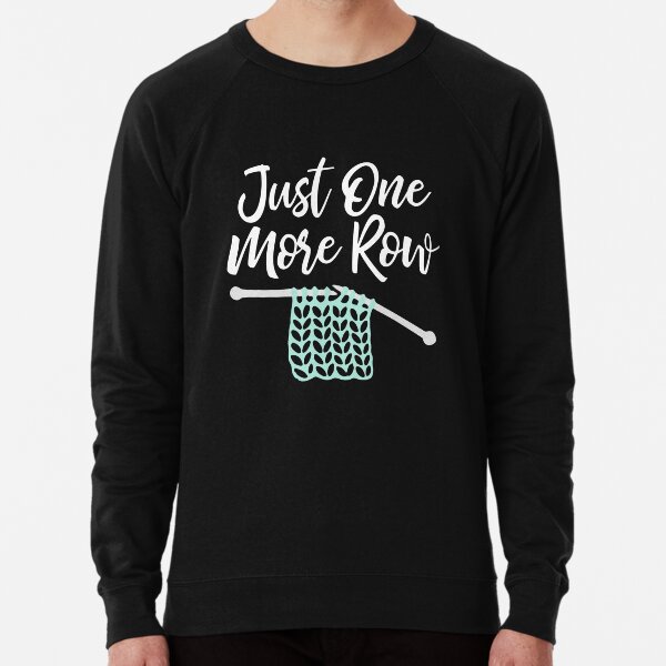 Item preview, Just one more row - funny knitting print designed and sold by kapotka.