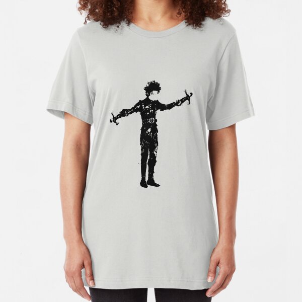 Edward Edward Scissorhands Hands Slim Fit T-Shirt