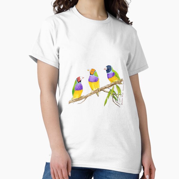 Item preview, Gouldian finch bird citrus green designed and sold by mazdavisart.