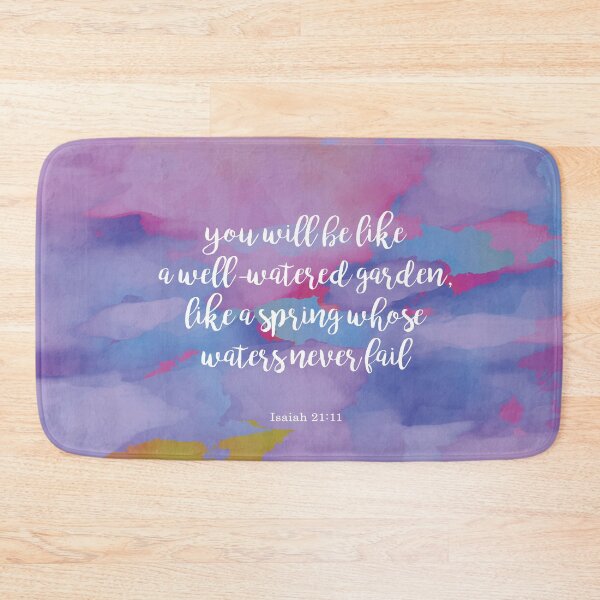 Item preview, You will be like a well-watered garden, Isaiah 21:11 designed and sold by StudioCitrine.