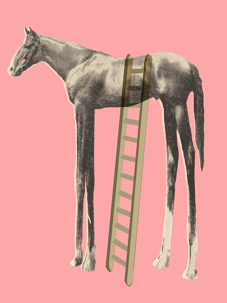 get-off-your-high-horse-art-print-for-sale-by-tanyacooper-redbubble