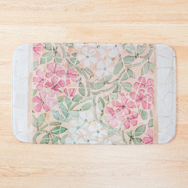 Item preview, Barcelona Park Guell Tile Mosaic Floral Print 4 designed and sold by CaravaggioHouse.