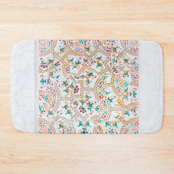 Item preview, Barcelona Park Guell Tile Mosaic Print 2 designed and sold by CaravaggioHouse.
