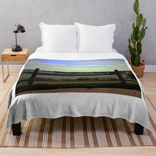 Item preview, Wooden Deck With Fence Overlooking The Ocean designed and sold by BritishYank.