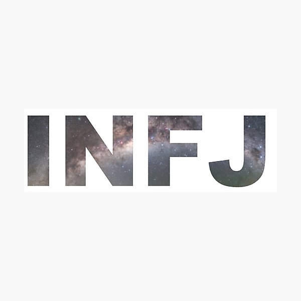Artikelvorschau, INFJ Milchstraße Galaxy Print entworfen und verkauft von KBwiththeTees.
