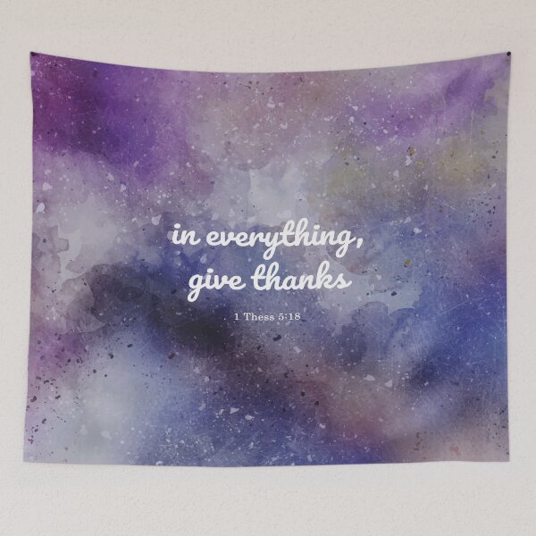Item preview, In everything, give thanks. 1 Thess 5:18 designed and sold by StudioCitrine.