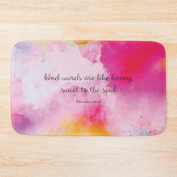 Item preview, Kind words are like honey, sweet to the soul. Proverbs 16:24 designed and sold by StudioCitrine.