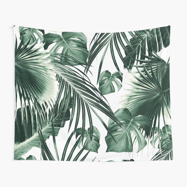 Tropical Jungle Leaves Dream #7a #tropical #decor #art Tapestry