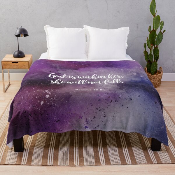 Item preview, God is within her, she will not fall. Psalms 46:5 designed and sold by StudioCitrine.