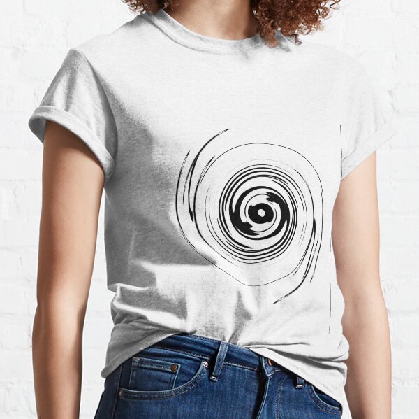 #Circle, 2D shape, #Spiral, Clip art, #2DShape #ClipArt, sketch, cute, illustration, cheerful, animal Classic T-Shirt