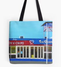 Fish and Chips and Ice Cream Parlour Tote Bag