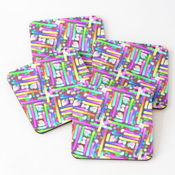 Item preview, Colourful Light Motion Pattern designed and sold by weavernap.