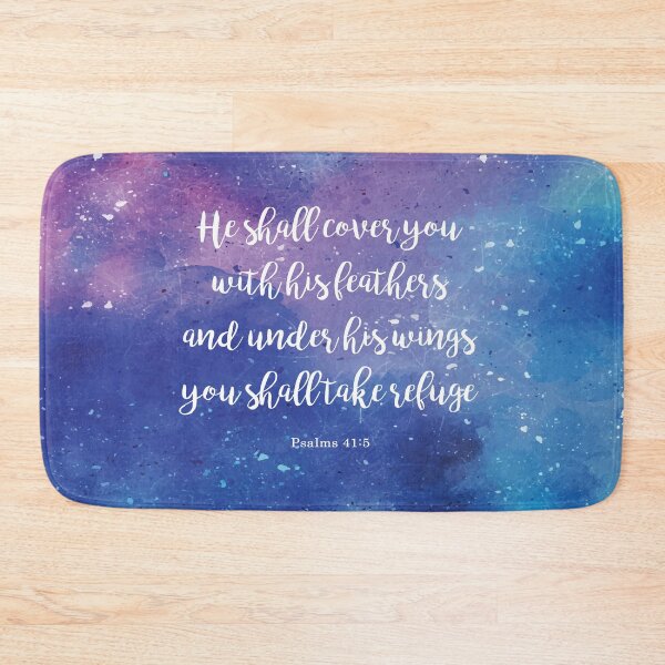 Item preview, He shall cover you with his feathers, Psalms 41:5 designed and sold by StudioCitrine.