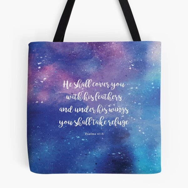 Item preview, He shall cover you with his feathers, Psalms 41:5 designed and sold by StudioCitrine.