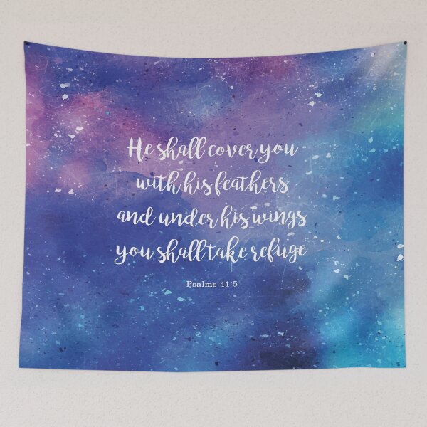 Item preview, He shall cover you with his feathers, Psalms 41:5 designed and sold by StudioCitrine.