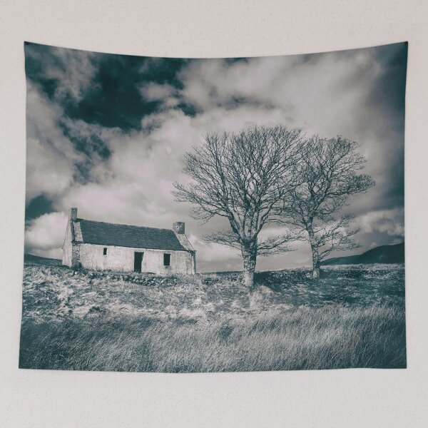 Item preview, Highland Cottage, monochrome. designed and sold by Dave Hare Photography.