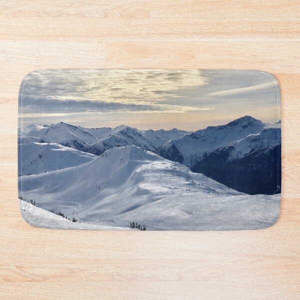 Item preview, Canadian Winter Mountains in BC Canada designed and sold by Cute and Funny Animal Art Designs.