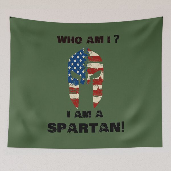 Item preview, Who am I? I am a Spartan! designed and sold by The Fit.
