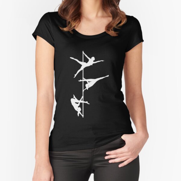 Pole dance, Pole dancers Fitted Scoop T-Shirt