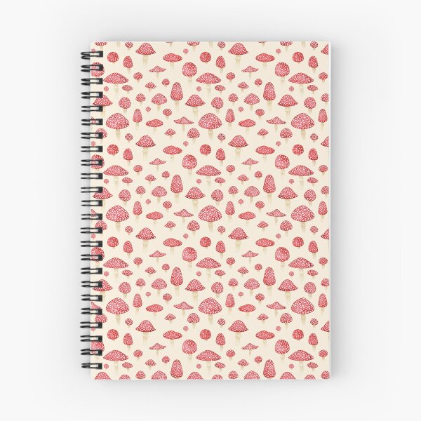 Item preview, Amanita Mushrooms Red on Cream designed and sold by dragonstarart.
