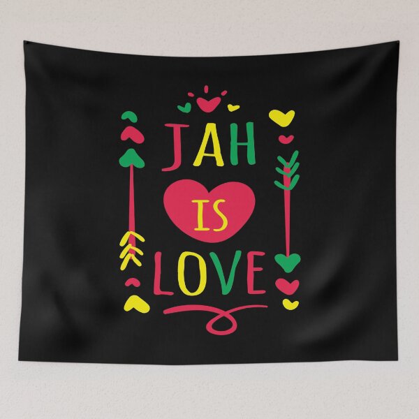 Item preview, Jah is Love Gift for Rastafari & Reggae music & culture fans design designed and sold by D-C-Designs.