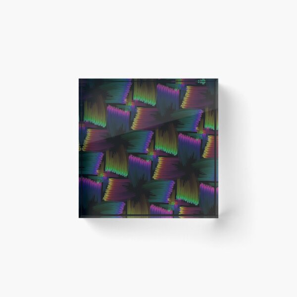 Item preview, Patrón de arco iris oscuro designed and sold by weavernap.