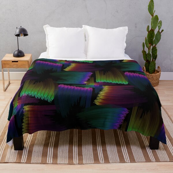 Item preview, Patrón de arco iris oscuro designed and sold by weavernap.