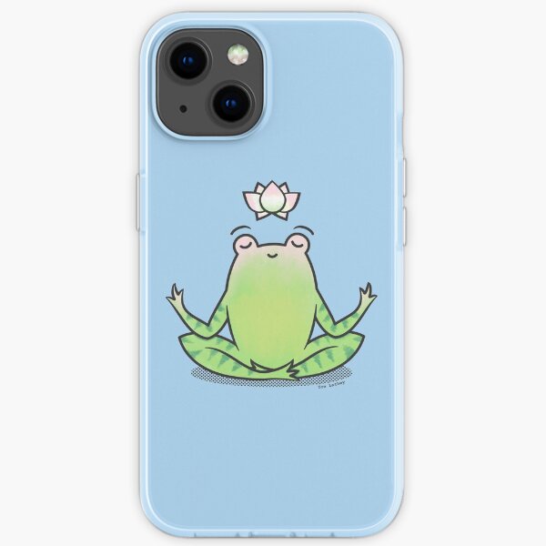 Zen Yoga Frog iPhone Soft Case