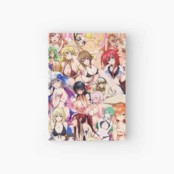 Anime Summer Bikini Girls Hardcover Journal