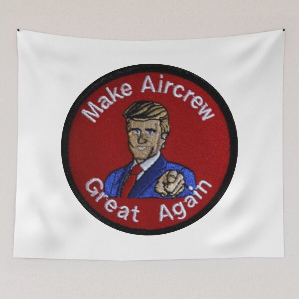 Item preview, Make Aircrew Great Again (MAGA) Flight Suit Patch designed and sold by Nikki SpaceStuffPlus.