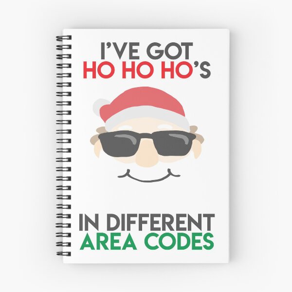 Item preview, Christmas - I've got Ho Ho Ho's In Different Area Codes (Light) designed and sold by WordvineMedia.