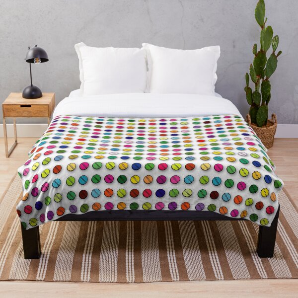 Item preview, Colorful Pills Pattern Cool Modern Art Graphic Illustration designed and sold by theimagezone.