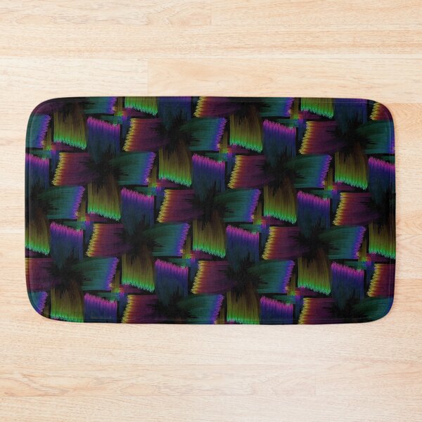 Item preview, ¡Más! Patrón de arco iris oscuro designed and sold by weavernap.
