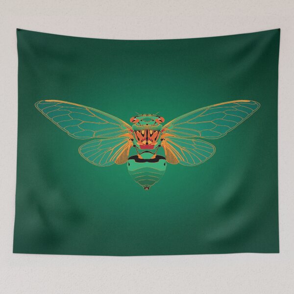 Item preview, Green Grocer Cicada designed and sold by Sascha Parbery.