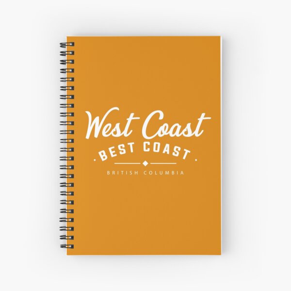 West Coast, Best Coast Spiral Notebook