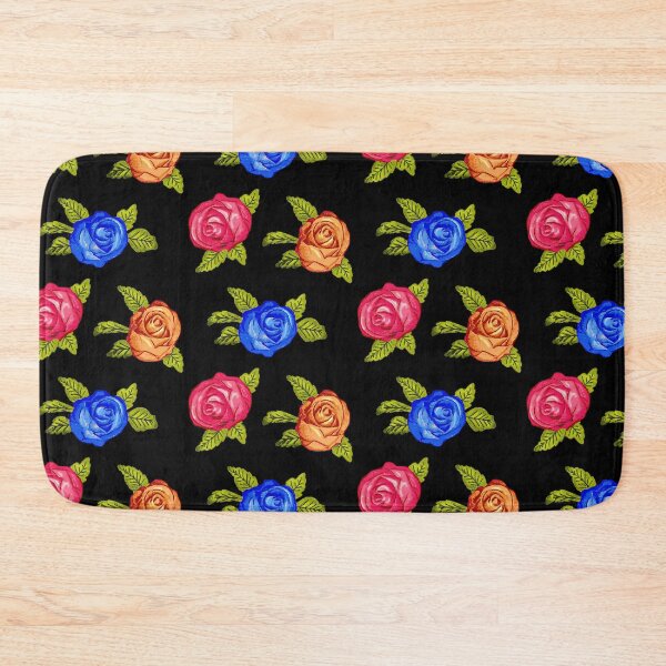 Item preview, Multi Rose on Black designed and sold by FranBail.