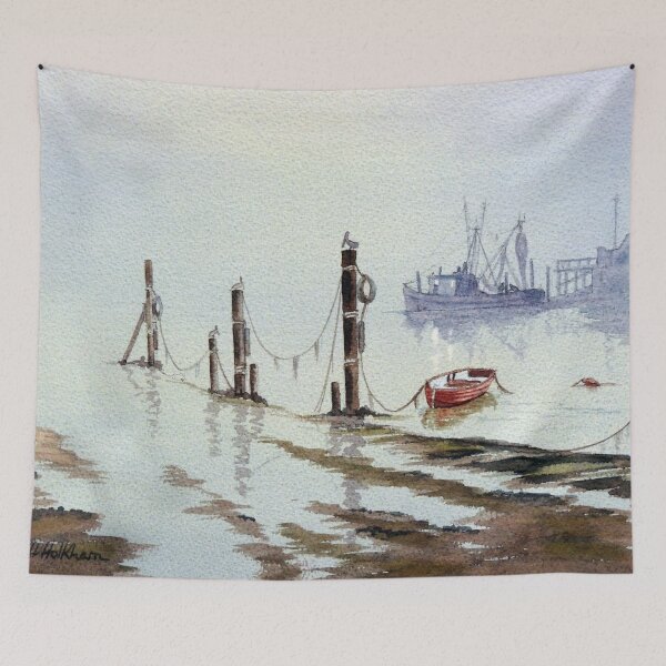 Item preview, Shrimp Boat - Evening Lights designed and sold by William Holkham.