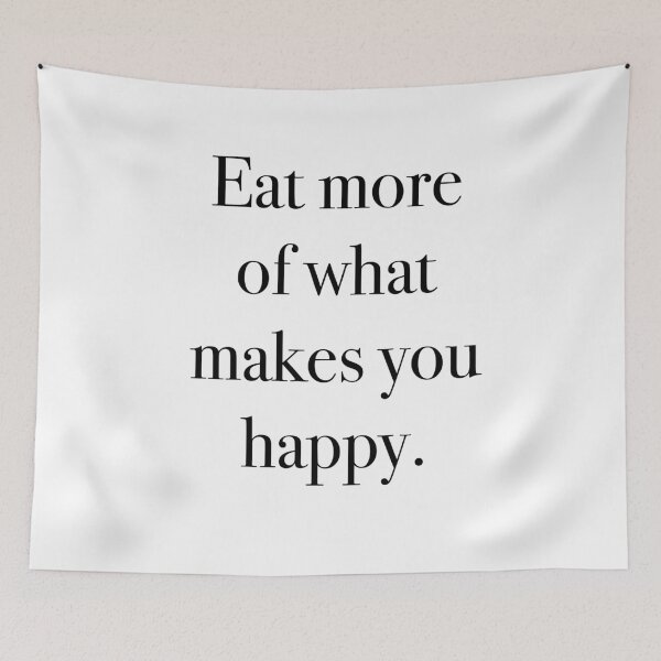 Item preview, Eat happy  designed and sold by Vectorqueen.