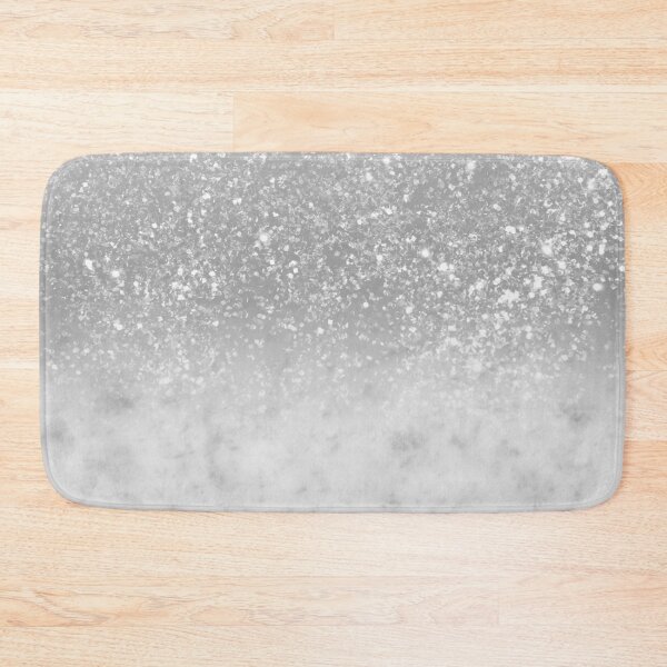 Item preview, White Marble Silver Ombre Glam #1 (Photo of Glitter Only - Not Reflective) designed and sold by Anita's & Bella's Art.