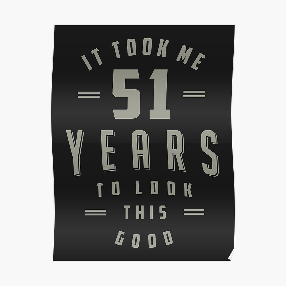 Sticker Cadeau D Anniversaire De 51 Ans Par Cidolopez Redbubble