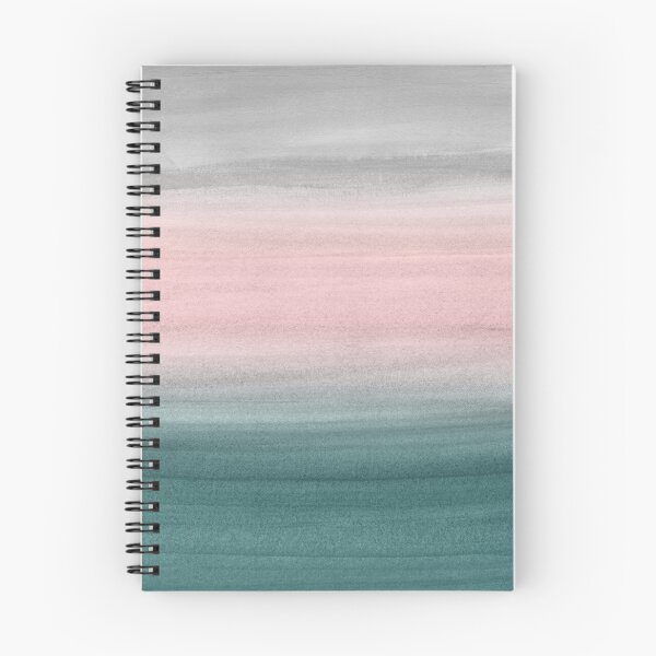 Item preview, Touching Teal Blush Gray Watercolor Abstract #1 #painting #decor #art  designed and sold by Anita's & Bella's Art.