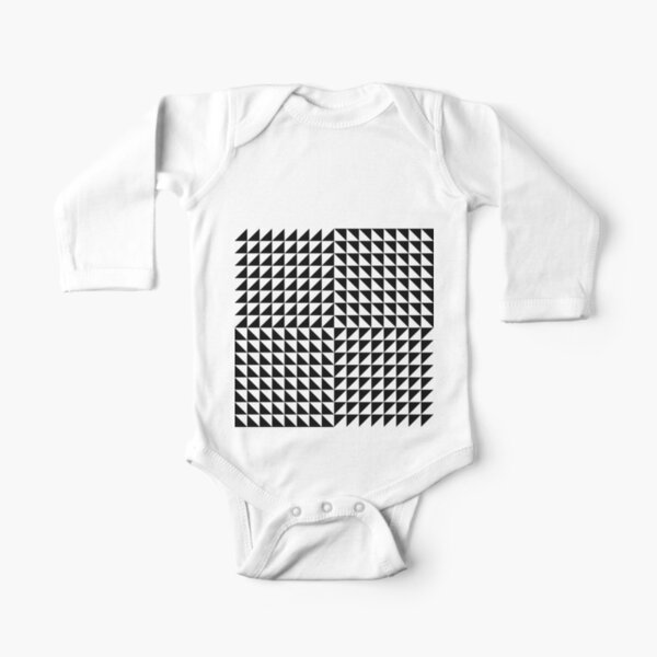 #Illusion #Clip-#art black and white #ClipArt  Long Sleeve Baby One-Piece